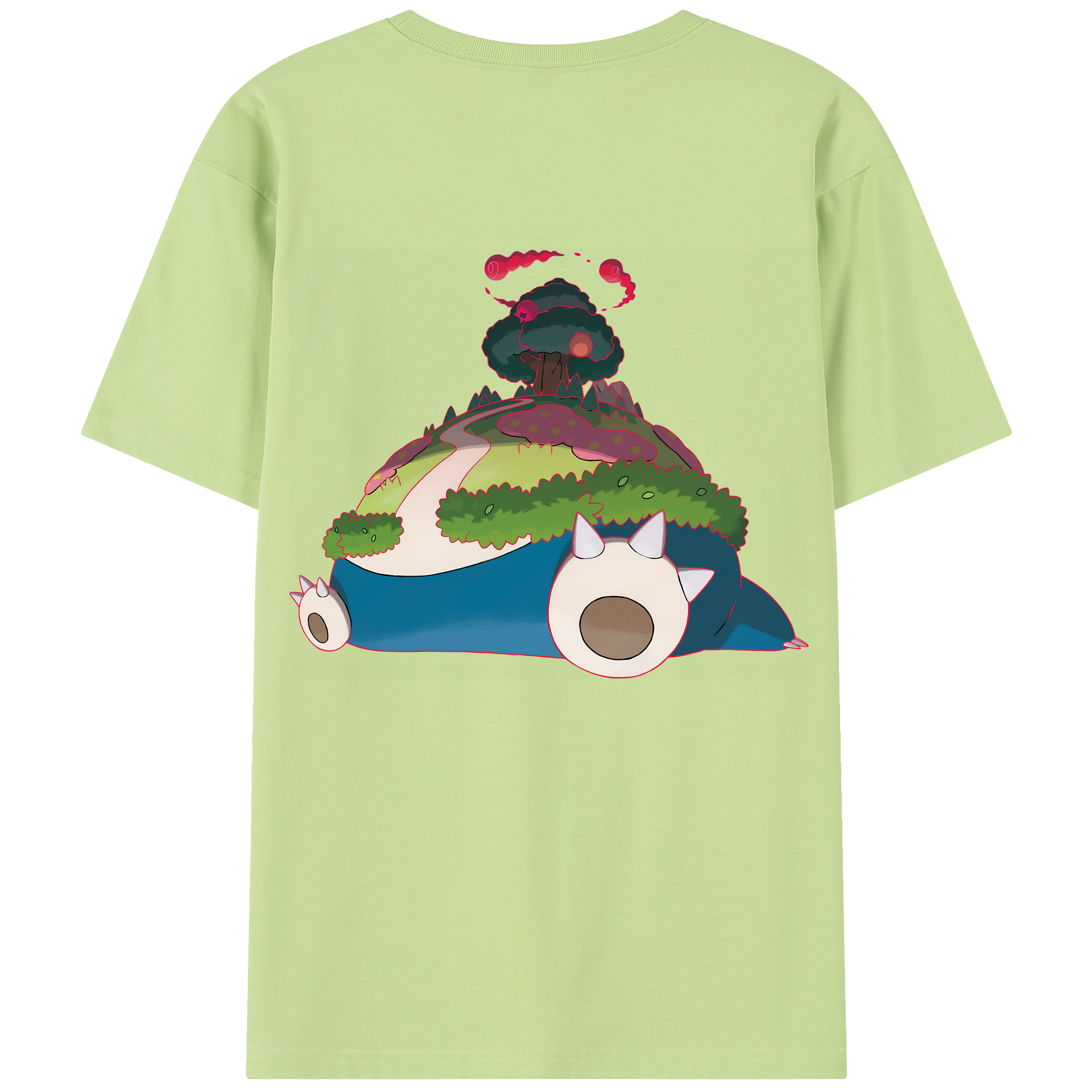 （画像用） ポケットモンスター Pokémon 綿100％半袖Tシャツ（背面プリント）